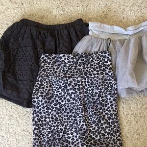 Bundle 3 girls skirts